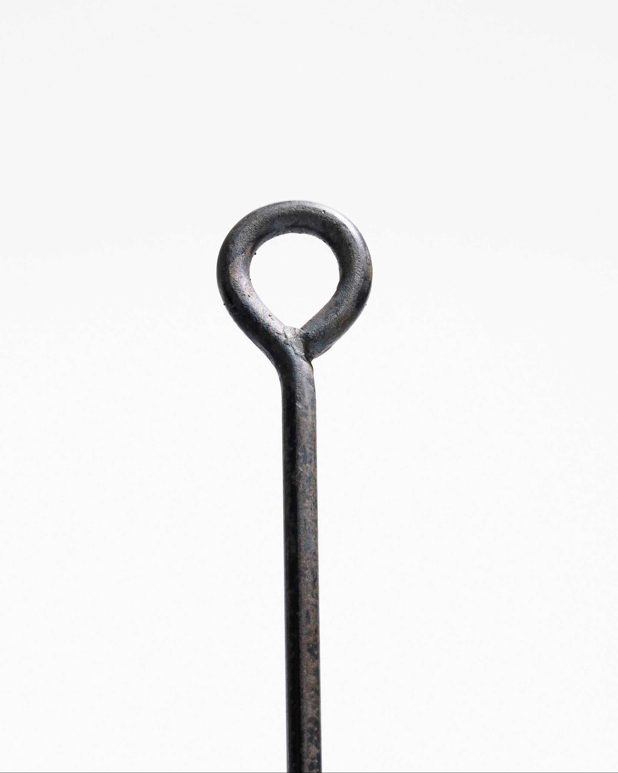 Chaise sculpturale en acier, 1980s