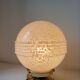 Art Deco lamp in brass and glass by Clichy