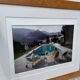 Original framed photograph of Aarons pool