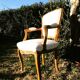 Cabriolet louis XV plush fabric