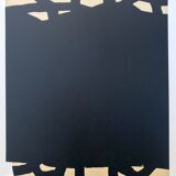 Original lithograph with cutout by Eduardo CHILLIDA, Untitled, 1999