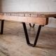 Palette de table basse vintage de menuiserie