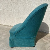 Blue toad armchair