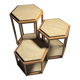 Set of 3 side tables Roche Bobois