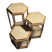 Set of 3 side tables Roche Bobois