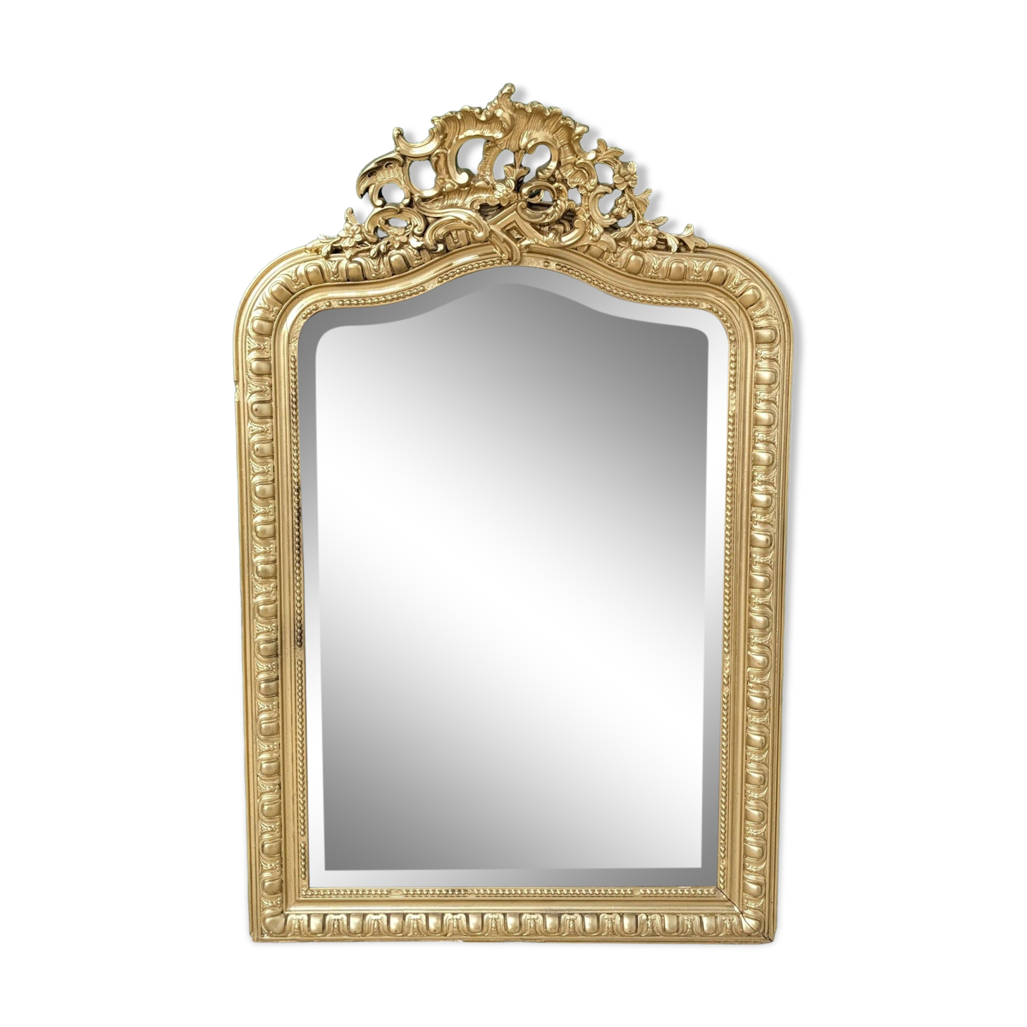 Miroir moulures dorées - 493