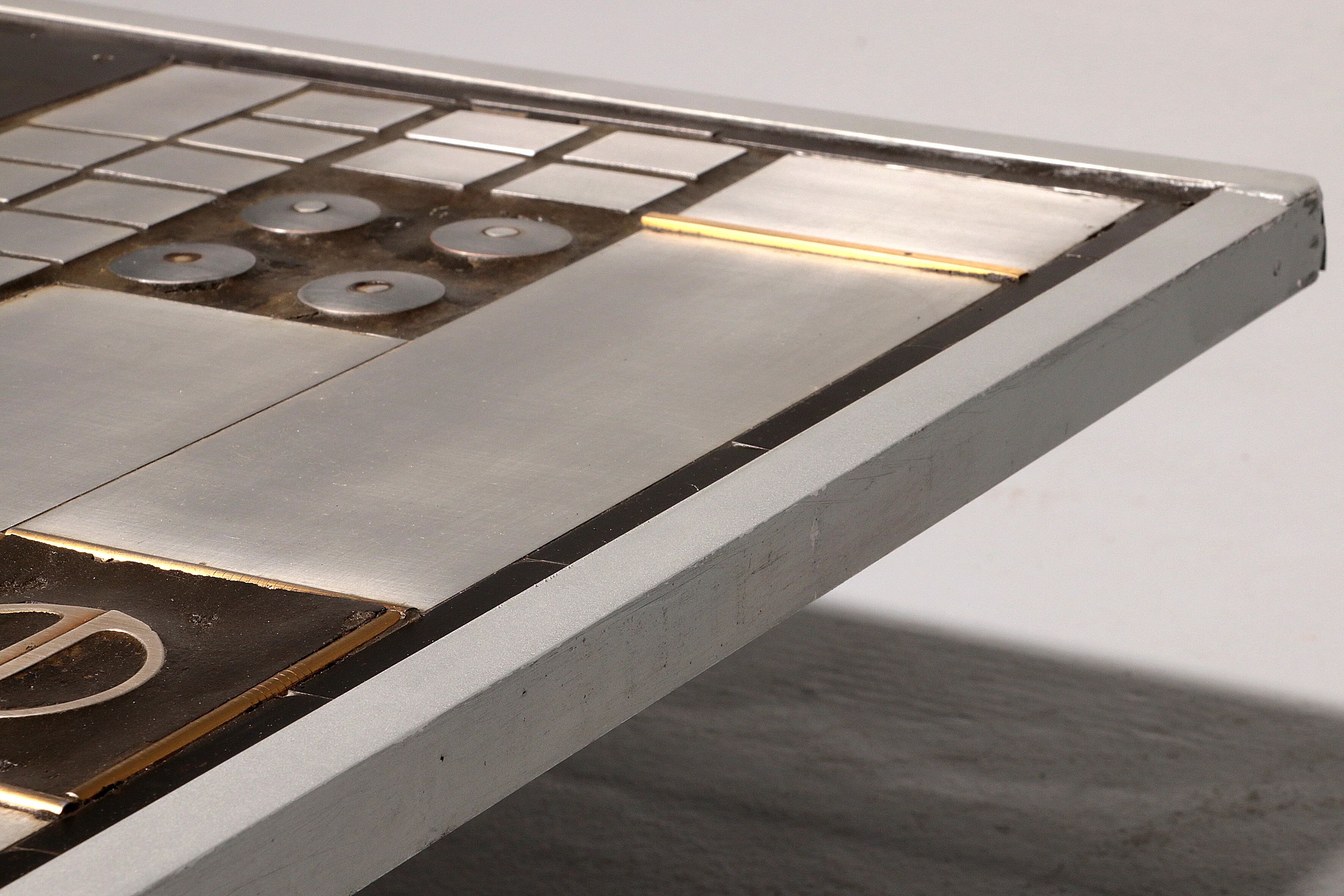 Brutalist coffee table by Raf Verjans