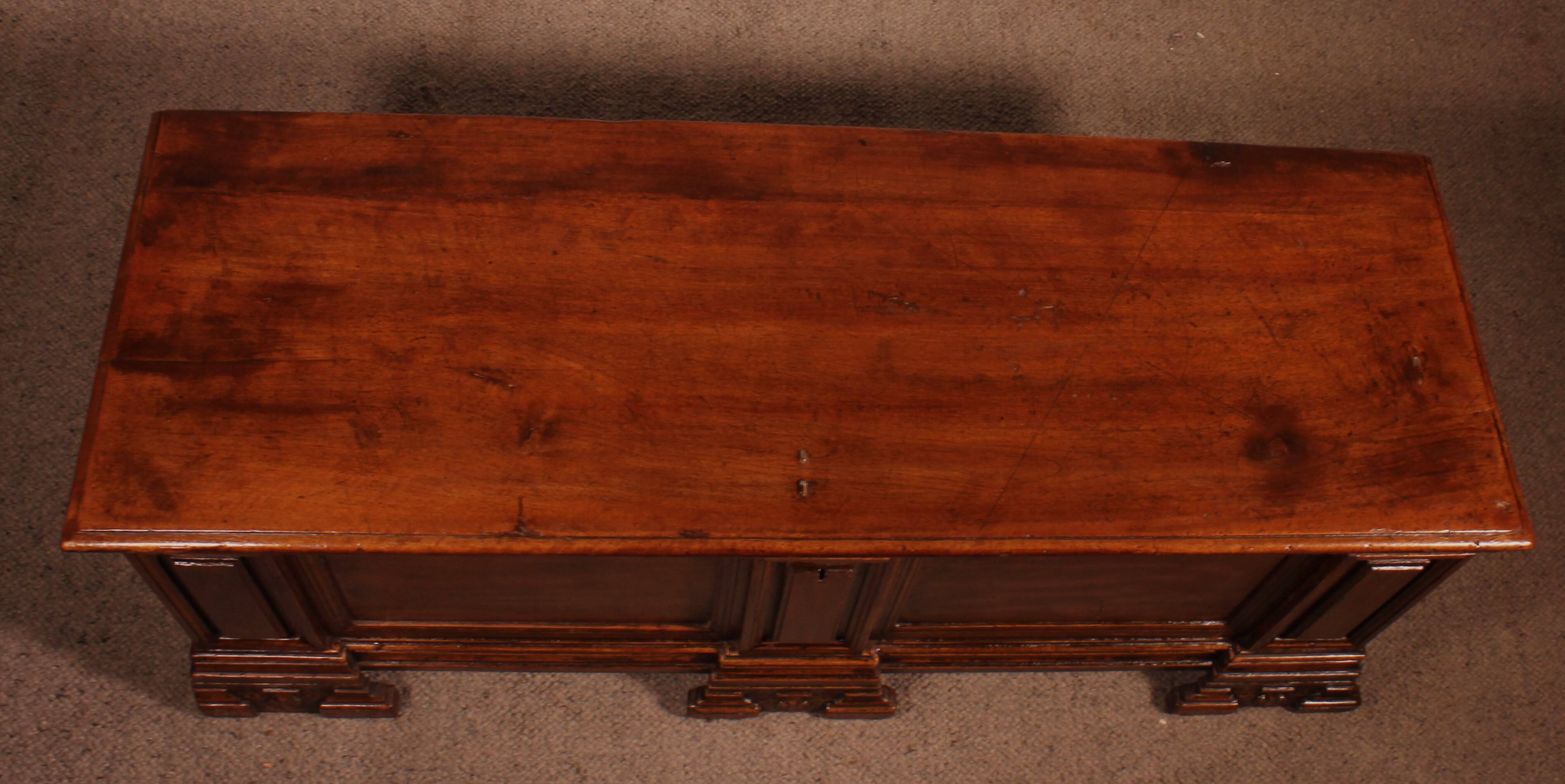 Italian Renaissance Walnut Chest - 16th Century