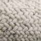 Wool pouf