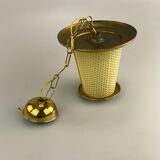 50s 60s lamp light ceiling lamp Mid Century brass design 50s 60s