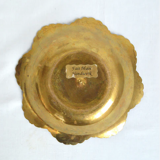 Brass hummingbird cup