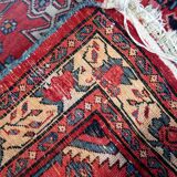 Handmade vintage Persian Bidjar rug 112cm x 176cm, 1960s