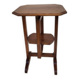 Walnut pedestal table
