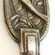 Art Deco wall light, silver-plated bronze, frosted glass, stylized bird decor