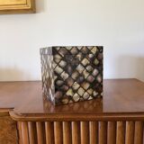 Mid-century mother-of-pearl flakes ice bucket, Italy 1950s