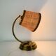 Lampe laiton art déco, années 40 