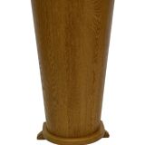 Porte-parapluie vintage en chêne, design de rangement minimaliste des années 60