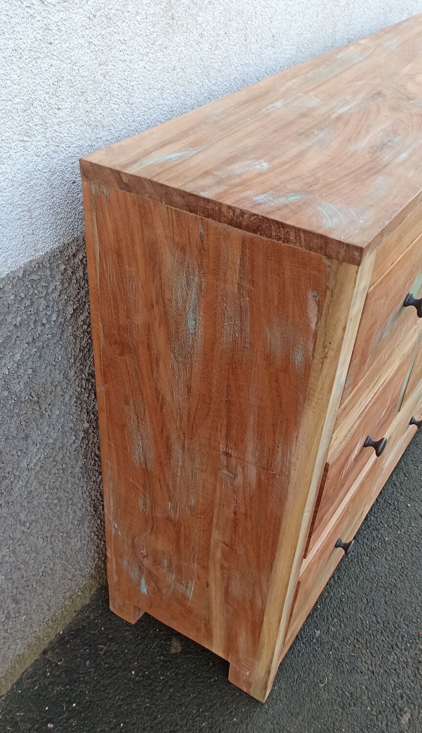 Old wooden chest of drawers 9 drawers