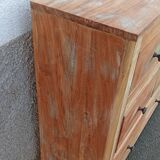 Old wooden chest of drawers 9 drawers