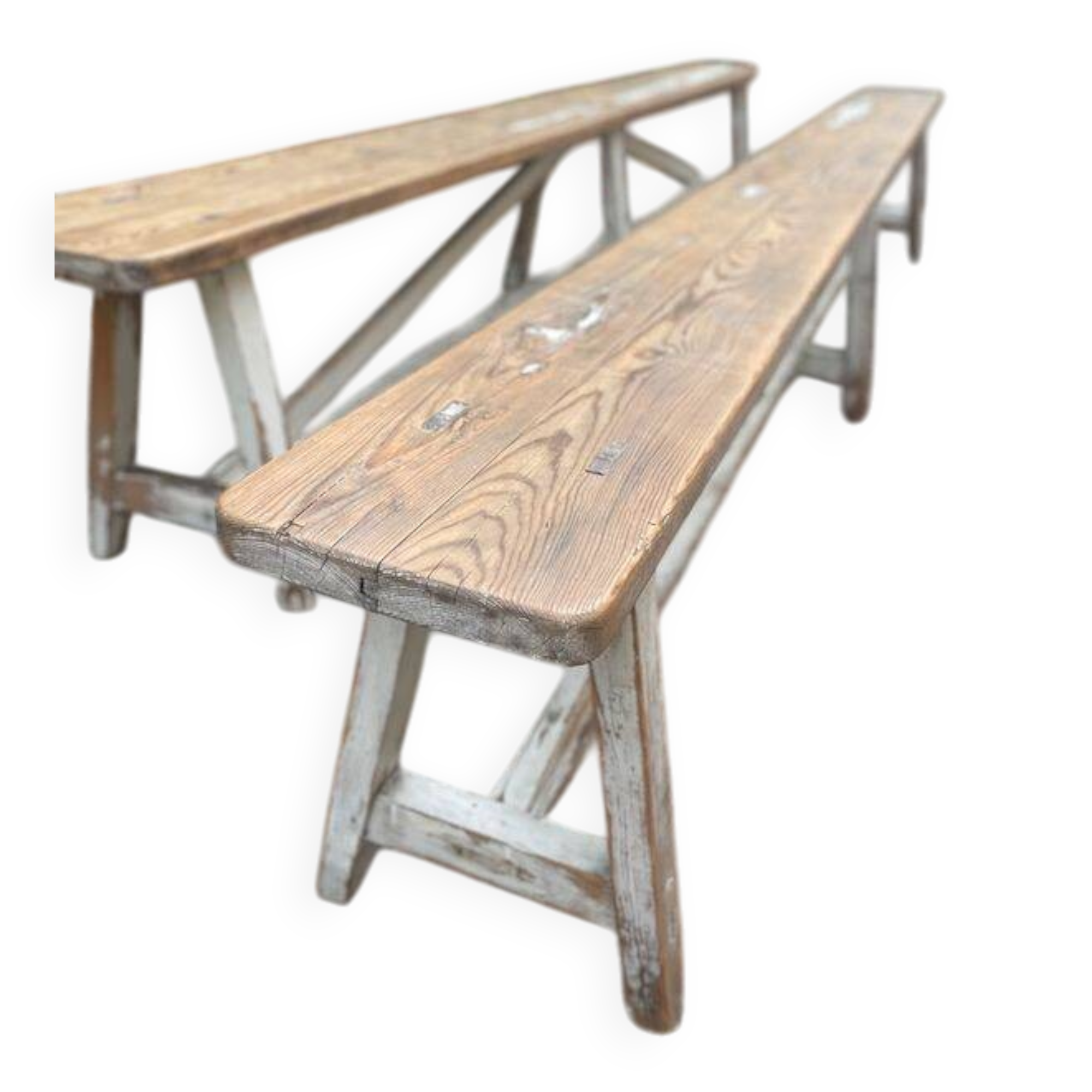 Wooden benches - 3m