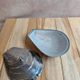 Vintage Art Deco silver-plated butter dish – Shell