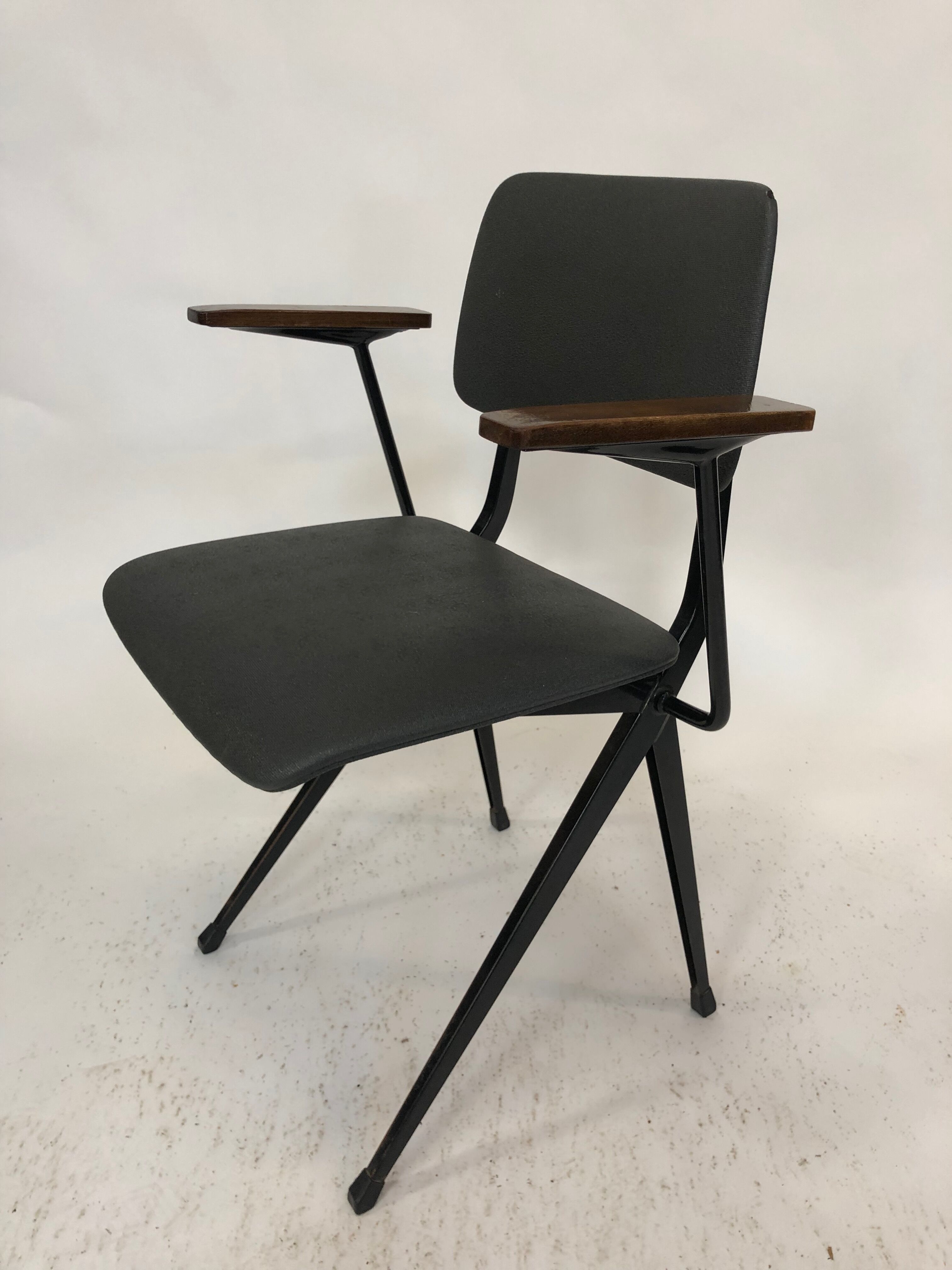 Armrest upholstery in skai industrial chair Marko Holland