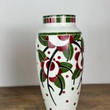 Art Deco - Lunéville mantelpiece set with vases and planter