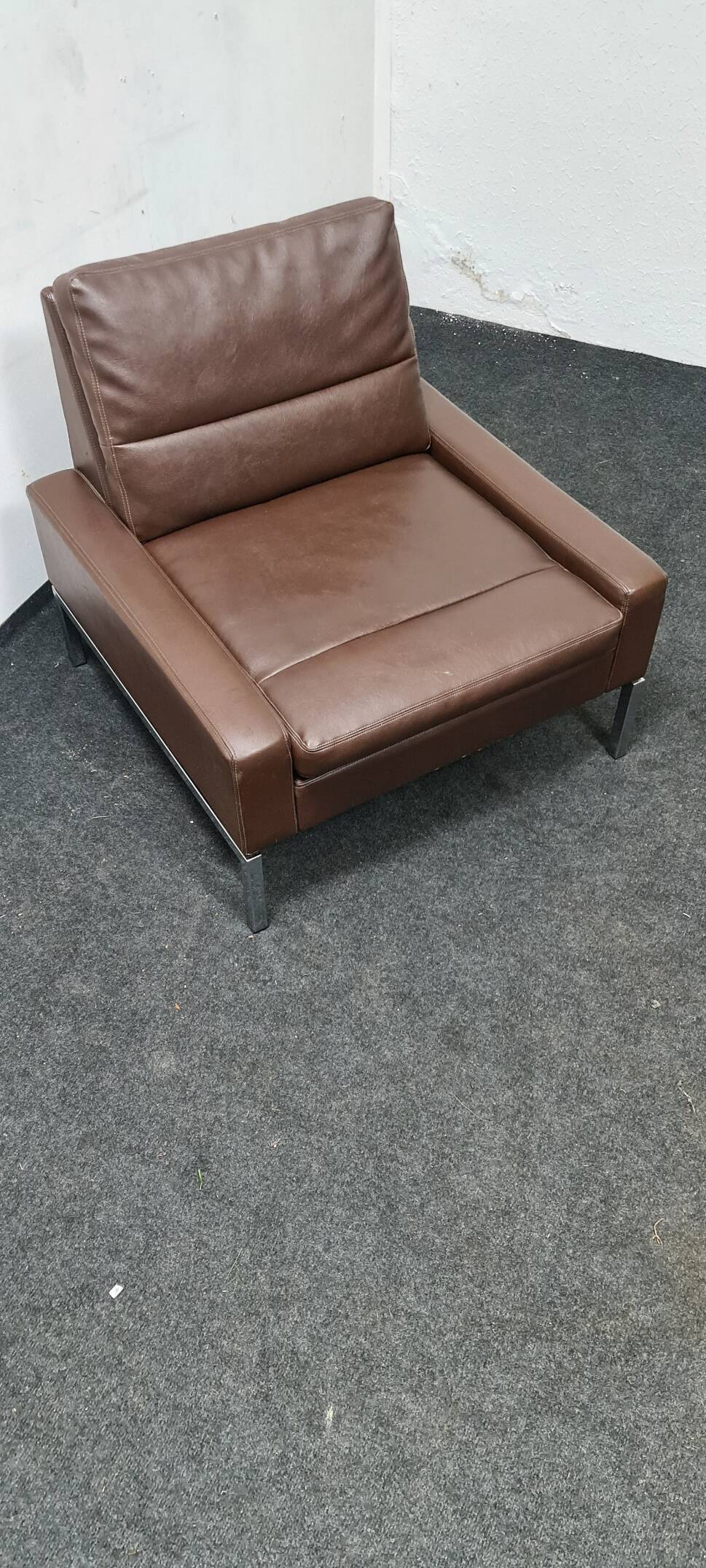 Vintage club chair attributed to hans peter piehl for wilkhahn series 800