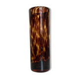 Glass vase macchia a macchia scale 1960 Italian design
