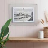 Pau, Pyrénées-Atlantiques, printed illustration from 1883.