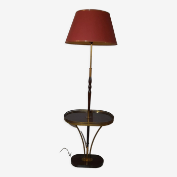 Vintage side table floor lamp