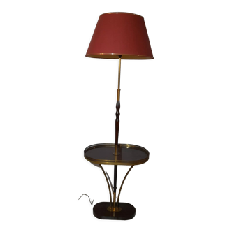 Lampadaire table d'appoint vintage