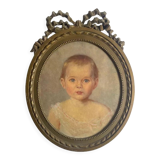 Portrait of a XIXth century baby/toddler