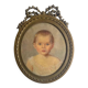 Portrait d'un bébé, jeune enfant du XIXème siècle