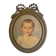 Portrait d'un bébé, jeune enfant du XIXème siècle