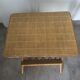 Table de chevet en rotin vintage