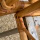 Rattan leg bed 1960