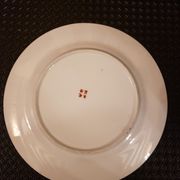 Colorful Chinese dish floral patterns Ø26.5cm