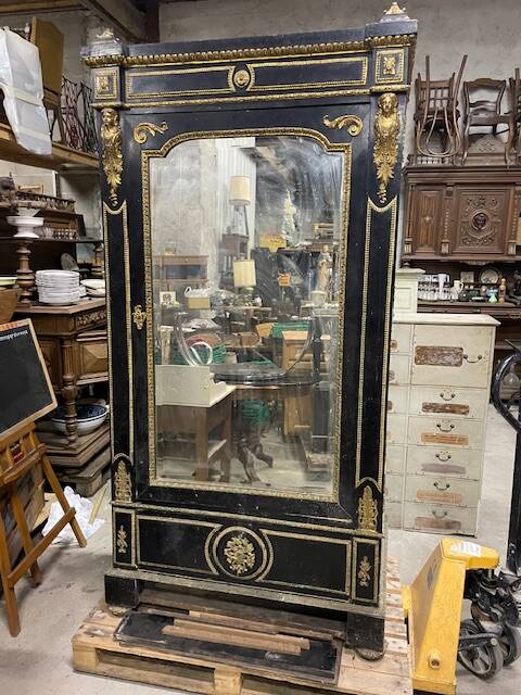 Napoleon III glass cabinet