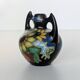 Handled Vase Gouda - Decor "Zonnebloem" (Sunflower) - Netherlands, 1930/50