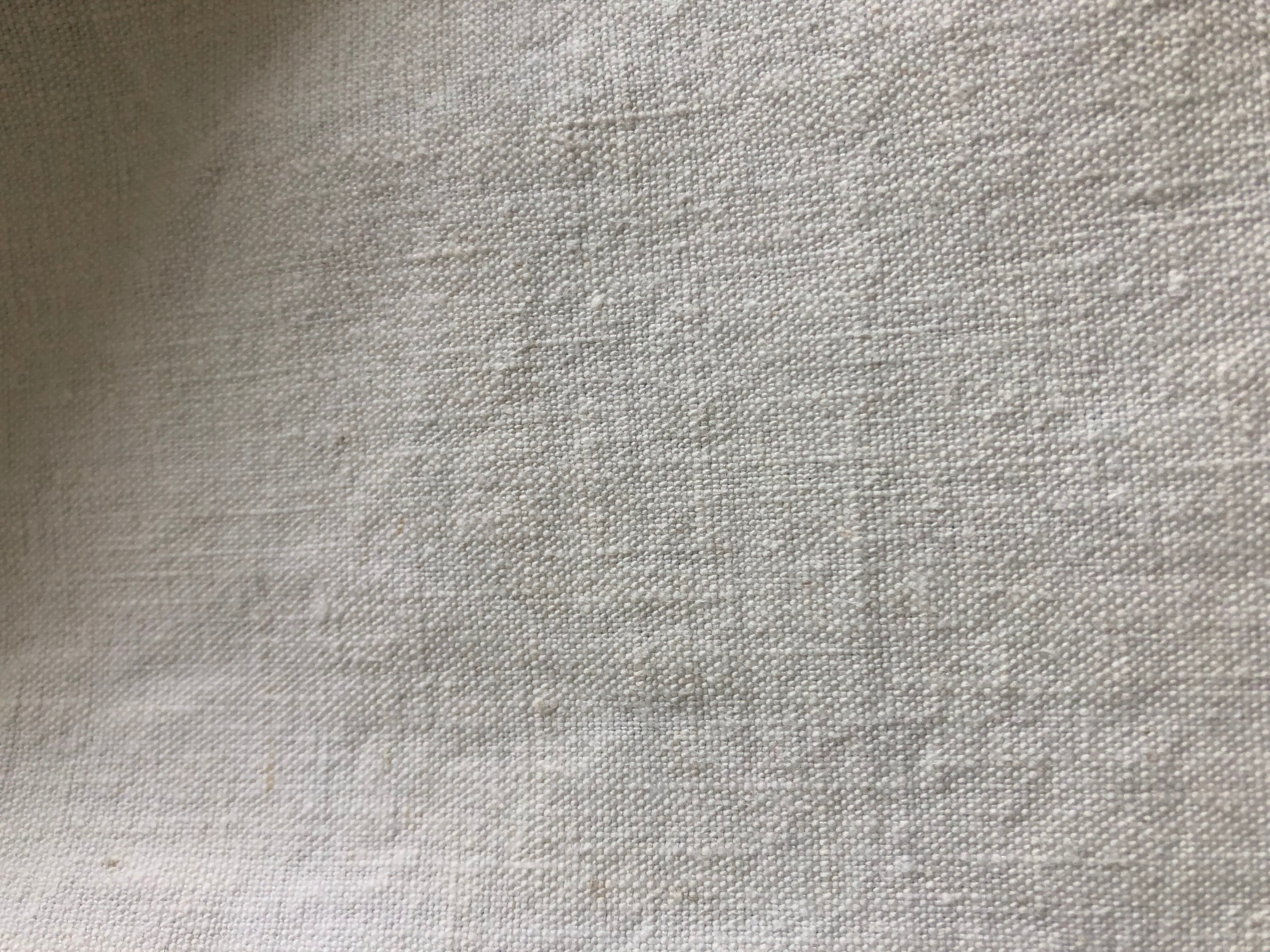 Tablecloth with AB monogram, antique linen