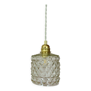 suspension globe vintage - verre