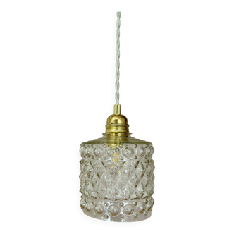 Vintage glass suspension globe