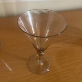 6 Art Deco Murano glass water glasses by Venini by Vittorio Zecchin