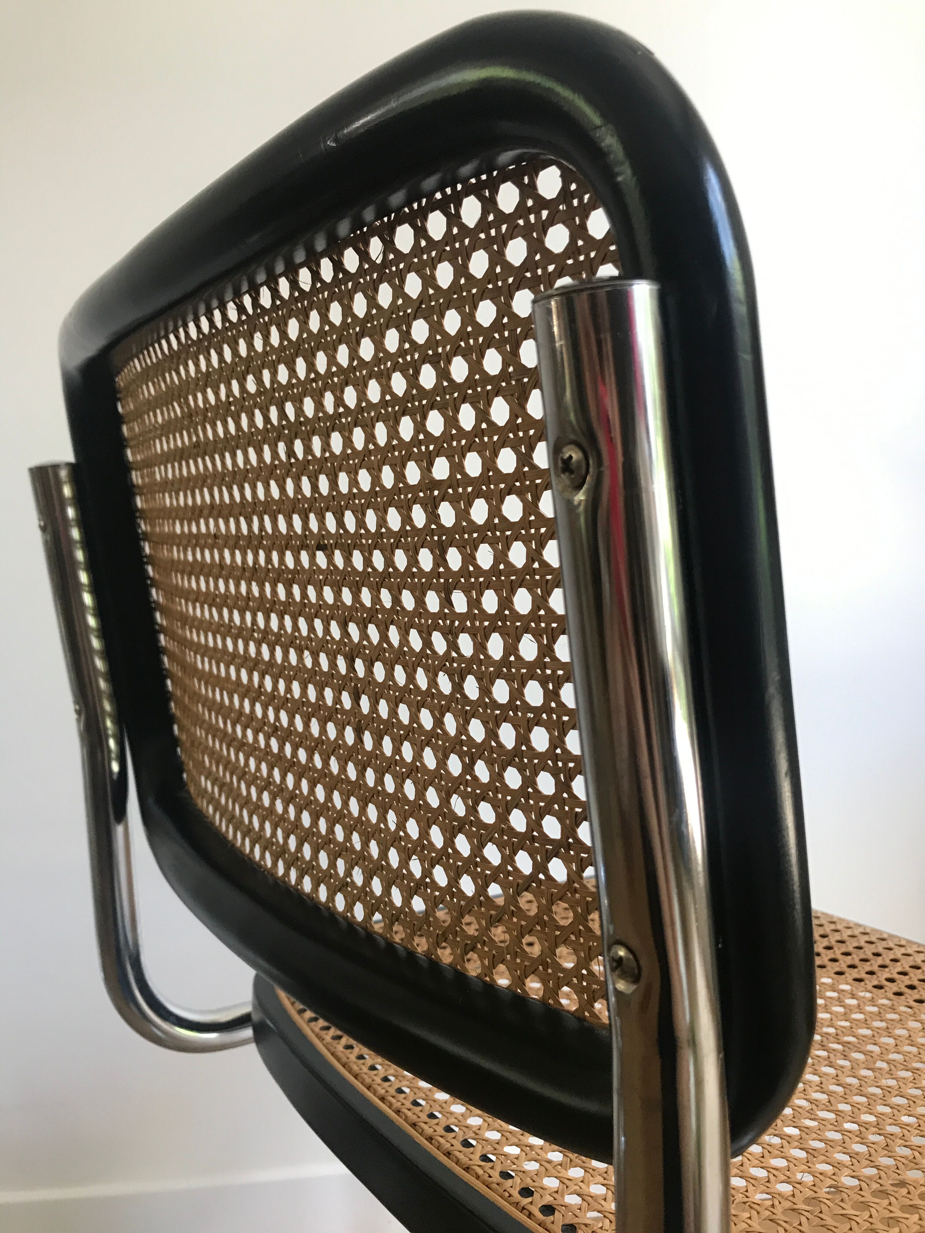 Black Cesca B32 chair Marcel Breuer