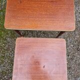 2 antique rosewood nesting tables