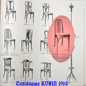 Chaise bistrot par Hoffmann Joseph pour Kohn 1910 ,N°369/A