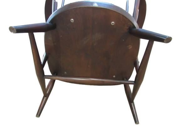 Authentic English Ercol Fleur De Lys Tub Chairs C.1960s