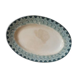 Long dish Richelieu Terre de fer