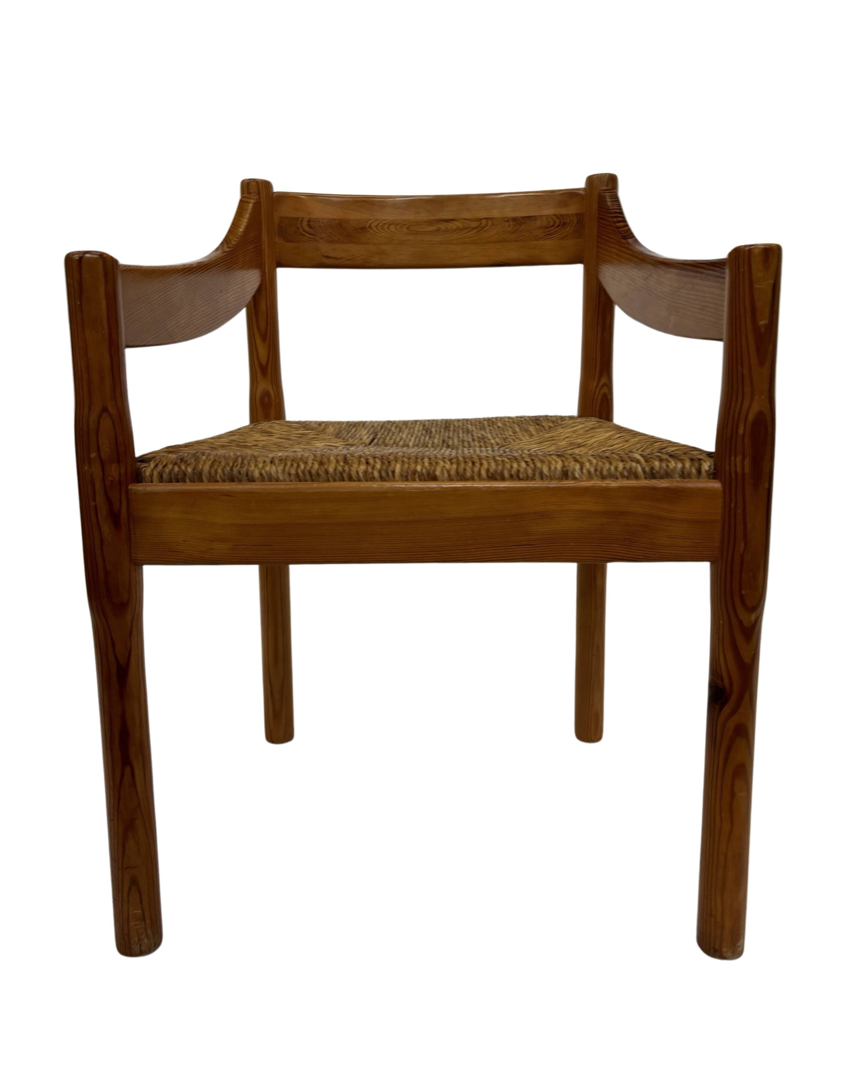 Carimate chair model 892 Vico Magistretti for Cassina